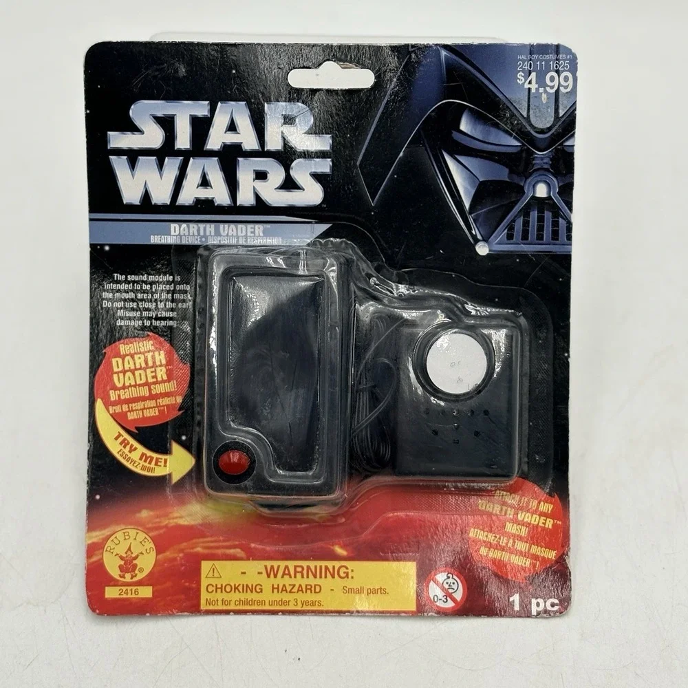 Darth Vader Breathing Sound Device 2008 Star Wars Costume Rubies NIB